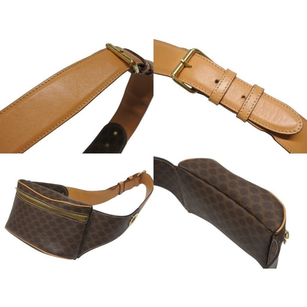 Celine Body Macadam Brown Bag Leather Waist - Picture 7 of 10